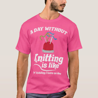 Camiseta Tejer Costura Ganchillo Me Gusta Tejer