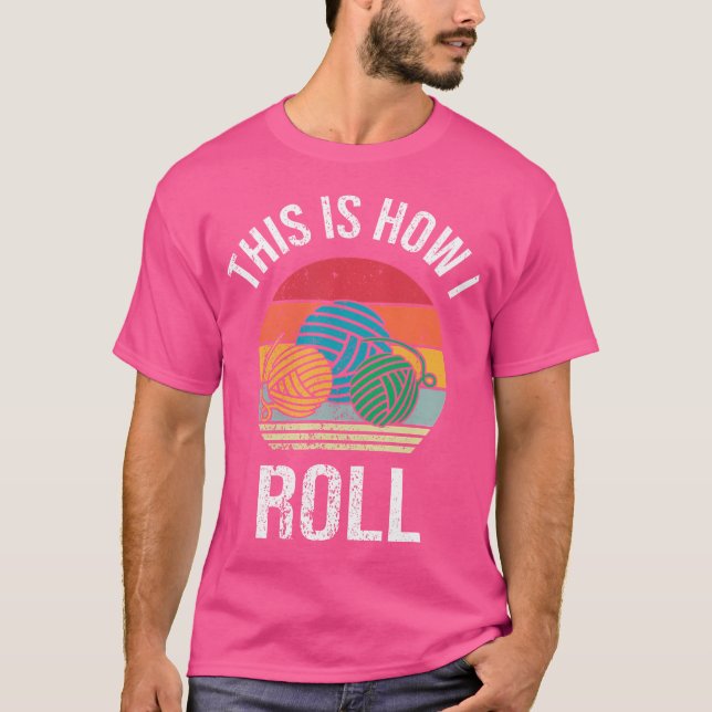 Camiseta Tejer Ganchillo Agujas de Tejer Frases de Tejer (Anverso)