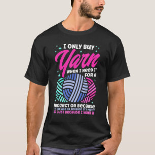 Camiseta Tejer Tejedor Sólo Compro Hilo