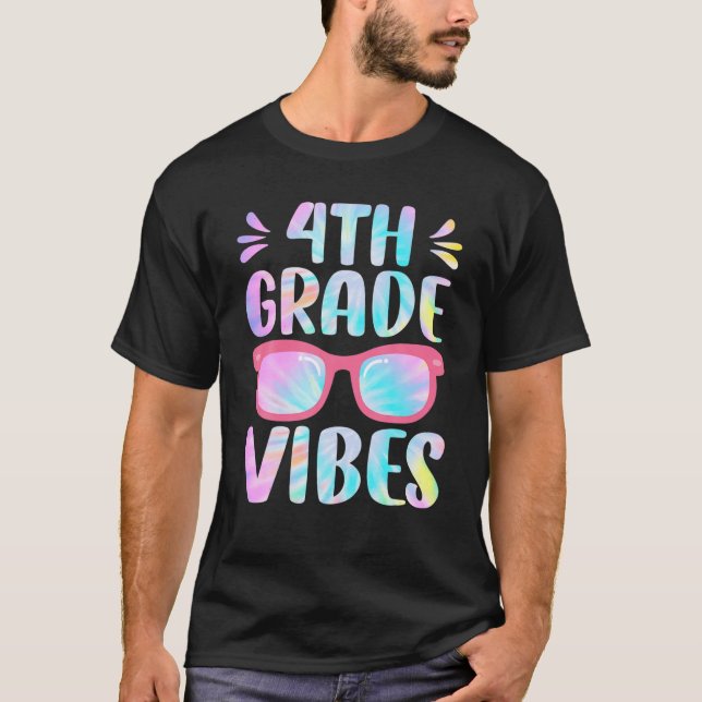 Camiseta Tejido 4° Grado Vibes Cuarto Grado Escuadrón 1° Dí (Anverso)