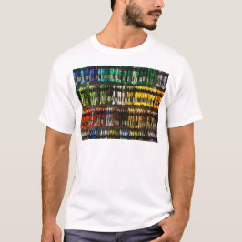 Camiseta Tejido abstracto multicolor