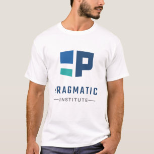 Camiseta Tejido blanco liso del Pragmatic Institute-Men