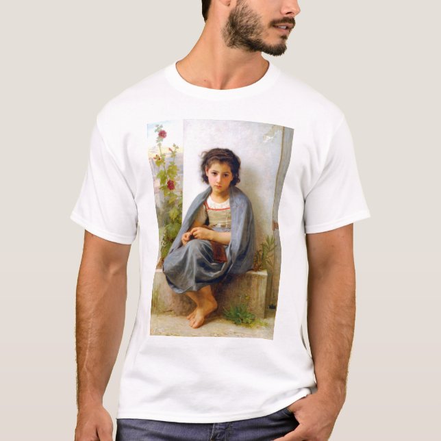 Camiseta Tejido chica, Bouguereau (Anverso)