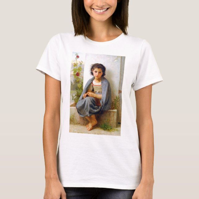Camiseta Tejido Chica, Bouguereau (Anverso)