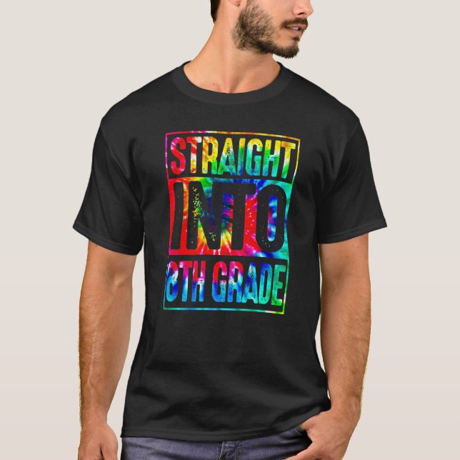 Camiseta Tejido De Arco Iris Directamente En 8º Grado De Vu (Anverso)