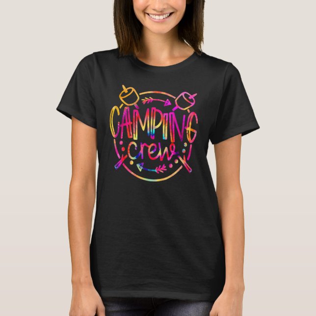 Camiseta Tejido De Cámping De Tejido Para Camping Familiar (Anverso)