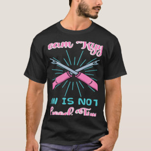 Camiseta Tejido de herramientas de coser de costura de cost
