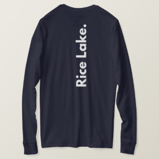 Camiseta Tejido de manga larga del lago de arroz