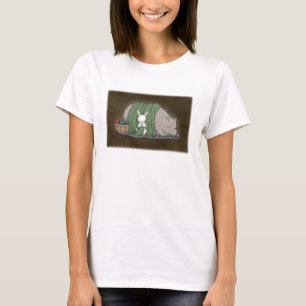 Camiseta Tejido de oso y conejo Lover Cute Woodland Animal