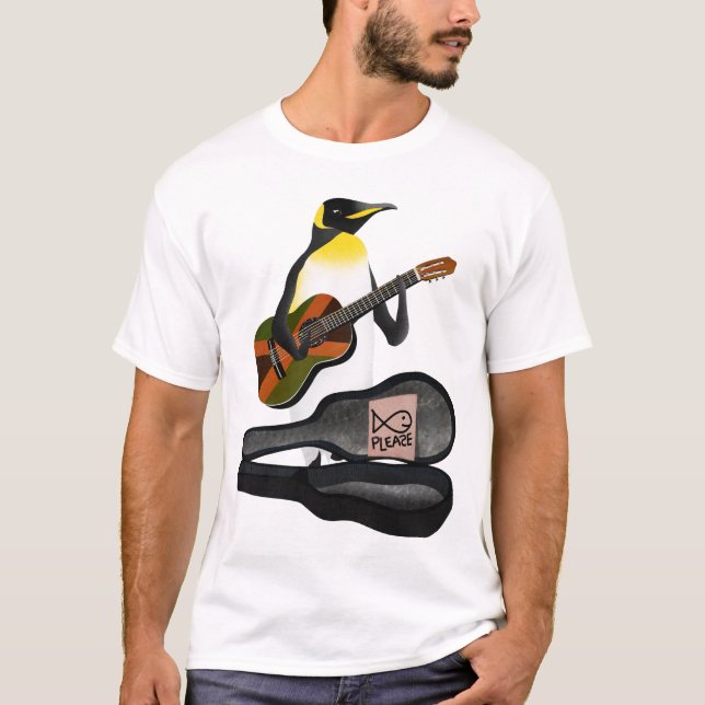 Camiseta Tejido de pingüino (Anverso)