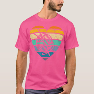 Camiseta Tejido de punto de pepita de pepita retro