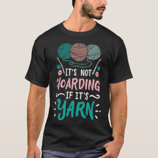 Camiseta Tejido de punto Knitter Yarn Crocheting