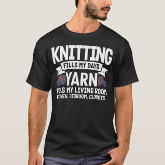 Camiseta Tejido de punto rellena mis días yarn_1