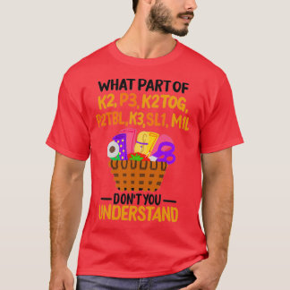 Camiseta Tejido De Tejido Divertidas Citas De Tejido