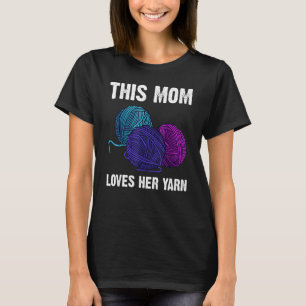 Camiseta Tejido De Tejido Para La Madre Crochet Yarn