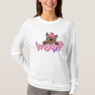 Camiseta Tejido del perro de Yorkie