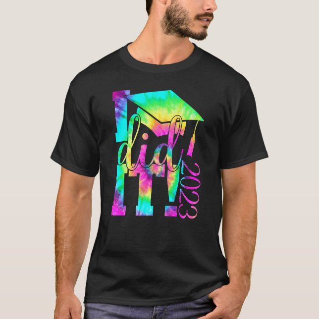 Camiseta Tejido I Lo Hice Graduación Graduada Gif 2023 Grad (Anverso)