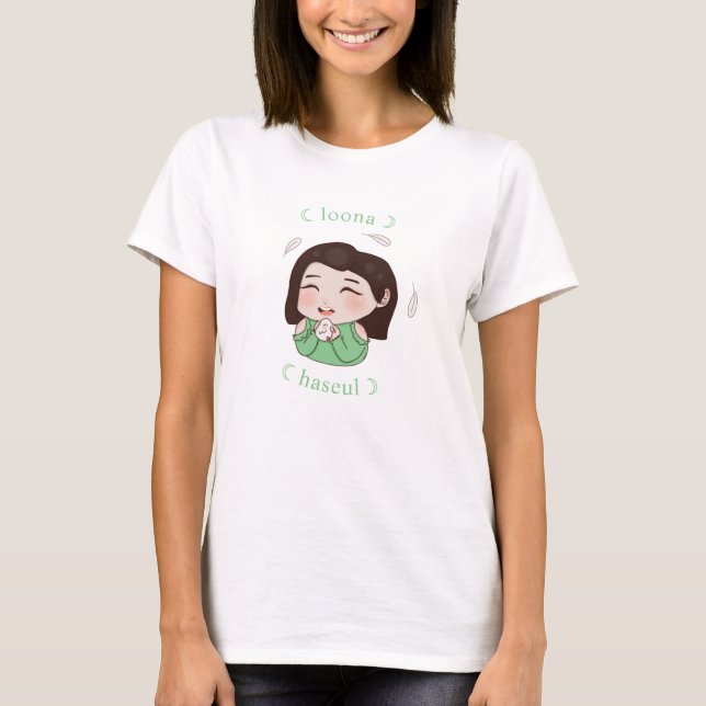 Camiseta Tejido Kpop Loona Haseul (Anverso)