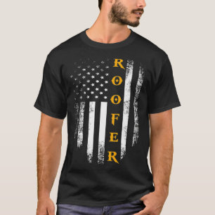 Camiseta Tejido Vintage Con Bandera Estadounidense Para Gua