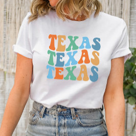 Camiseta Tejido Wavy Groovy Font