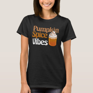 Camiseta Tejidos de especias de calabaza vibes mujeres Sant