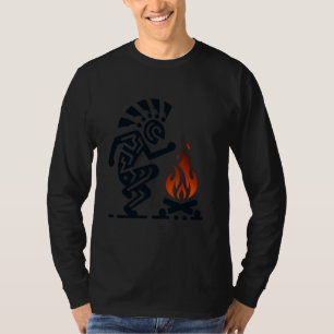 Camiseta Tejidos de roca petroglifo Nativo Estadounidense 1
