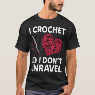 Camiseta Tejo con ganchillo así que no me deshago Amante de