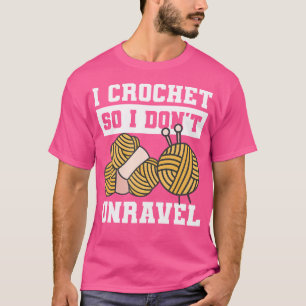 Camiseta Tejo con ganchillo para no deshilar hilo de punto