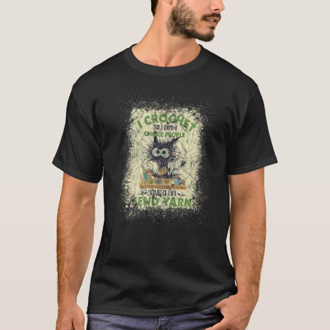 Camiseta Tejo con ganchillo para no estrangular a la gente  (Anverso)