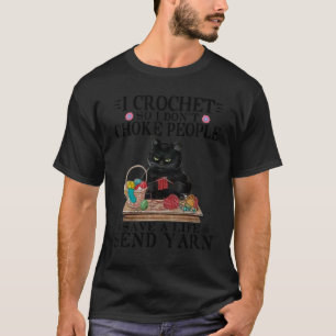 Camiseta Tejo con ganchillo para no estrangular a la gente 