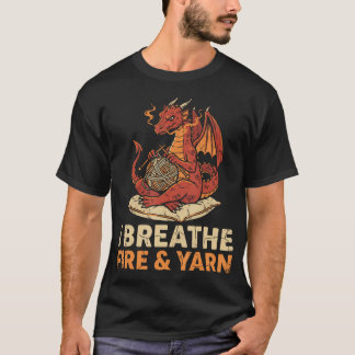 Camiseta Tejo Fuego E Hilo Dragón Tejiendo