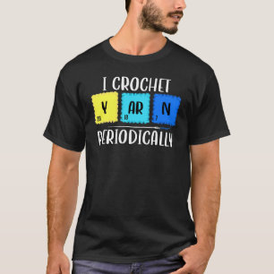 Camiseta Tejo Hilo Periódicamente Químico Tejido Quimi