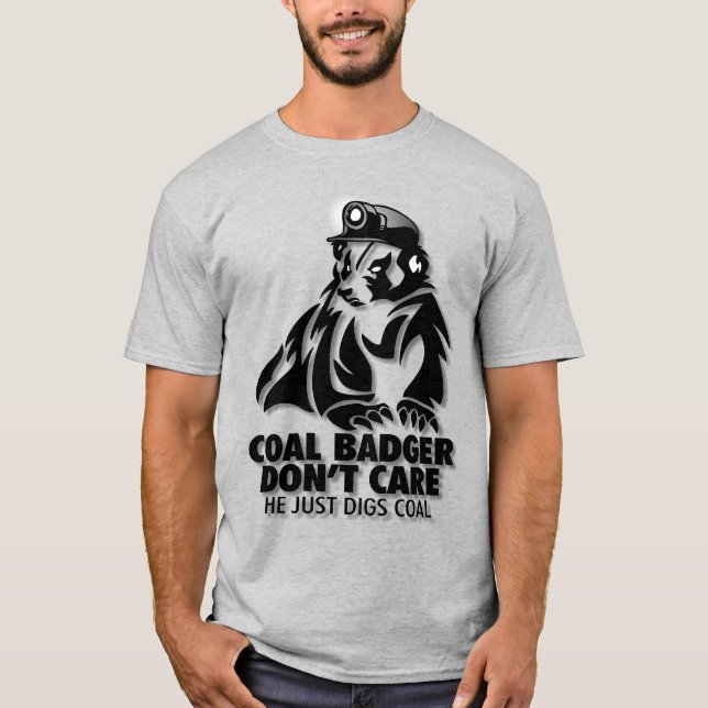 CAMISETA TEJÓN DE CARBÓN NO SE PREOCUPA (Anverso)