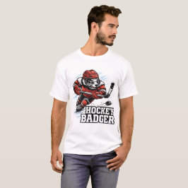 Camiseta Tejón de Hockey - Fiero en el Hielo