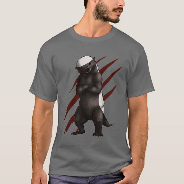 Camiseta Tejón de miel (Anverso)