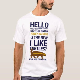 Camiseta tejón de miel