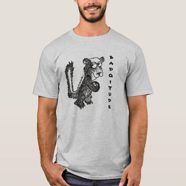 Camiseta Tejón de miel Badgitude (Anverso)