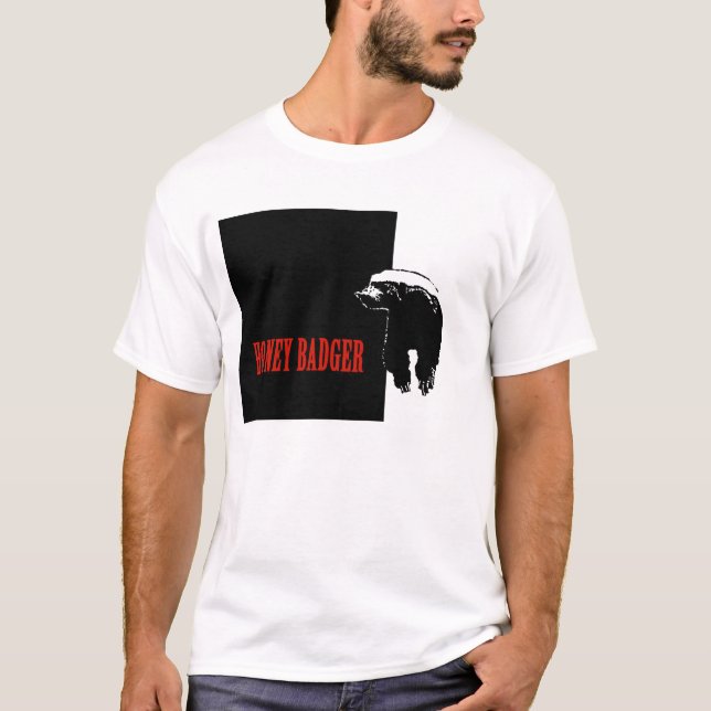 Camiseta Tejón de miel - estilo de la caracortada (Anverso)