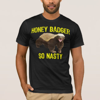 Camiseta Tejón de miel tan desagradable