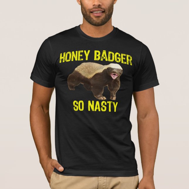 Camiseta Tejón de miel tan desagradable (Anverso)