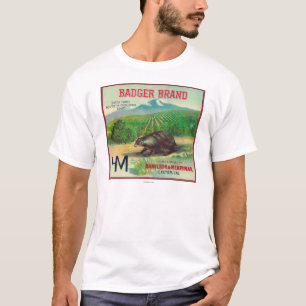 Camiseta Tejón LabelExeter anaranjado, CA