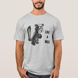 Camiseta Tejón Mielero Como un Jefe
