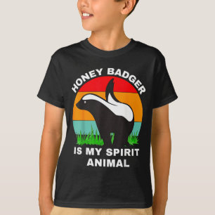 Camiseta Tejón mielero divertido es mi animal espiritual 