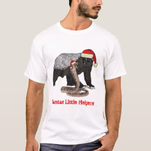 Camiseta Tejonera Serpiente Divertida Ironía Festiva Santa