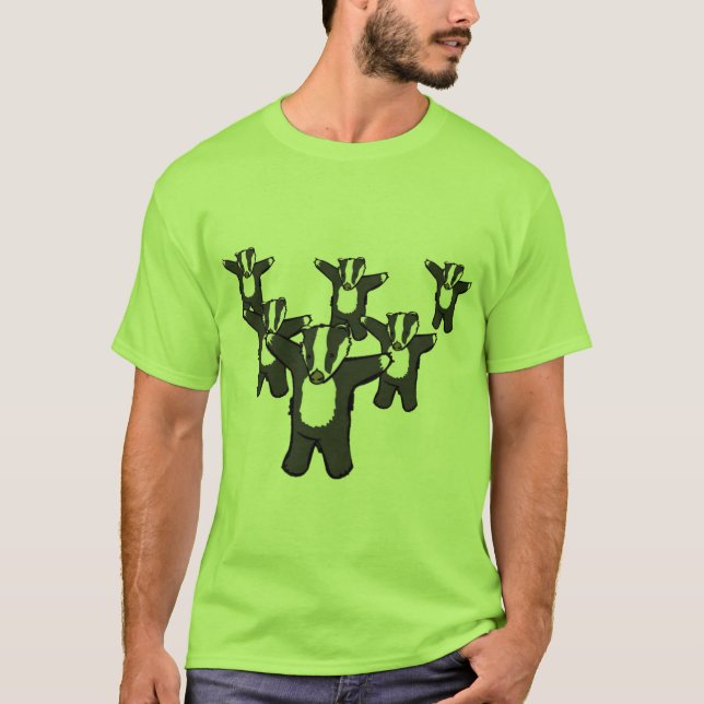 Camiseta Tejones de los tejones de los tejones (Anverso)