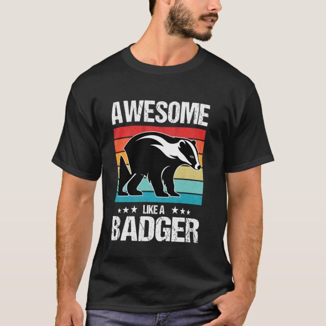 Camiseta Tejones Increíbles como un Tejón (Anverso)