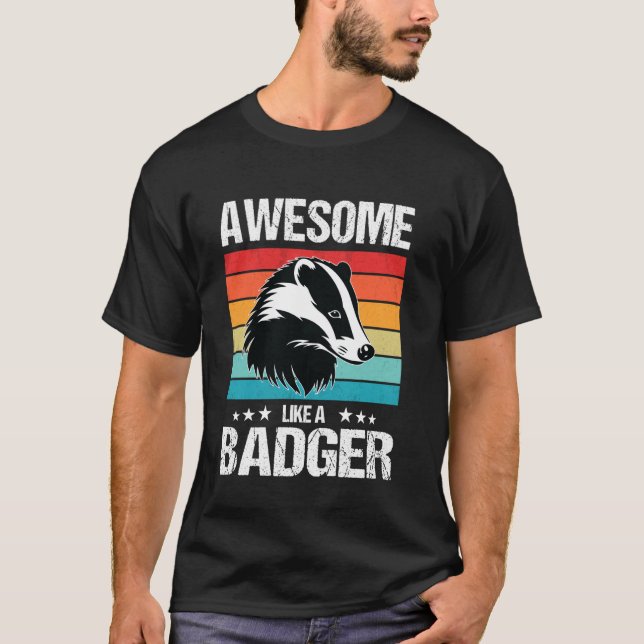 Camiseta Tejones Increíbles como un Tejón (Anverso)