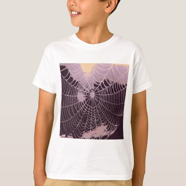 Camiseta Tela de Araña Abstracta (Anverso)