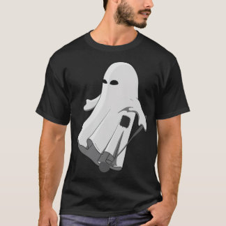 Camiseta Tela de golf Halloween Disstume Ghost Golf Ball Ap