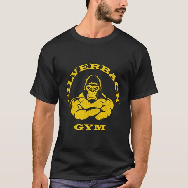 Camiseta Tela De Gorila De Silverback Gym Apparthélice Fuer (Anverso)